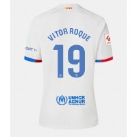 Barcelona Vitor Roque #19 Replica Away Shirt Ladies 2023-24 Short Sleeve